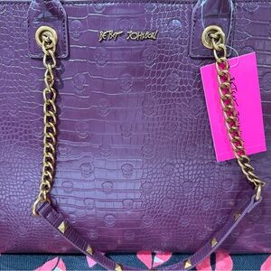 Betsey Johnson Skull Tote